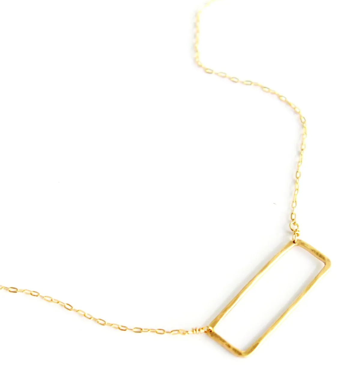 Small Rectangle necklace