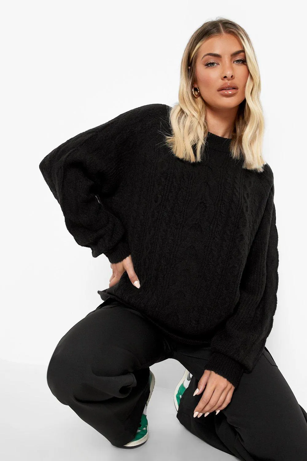 Soft Knit Cable Knit Sweater