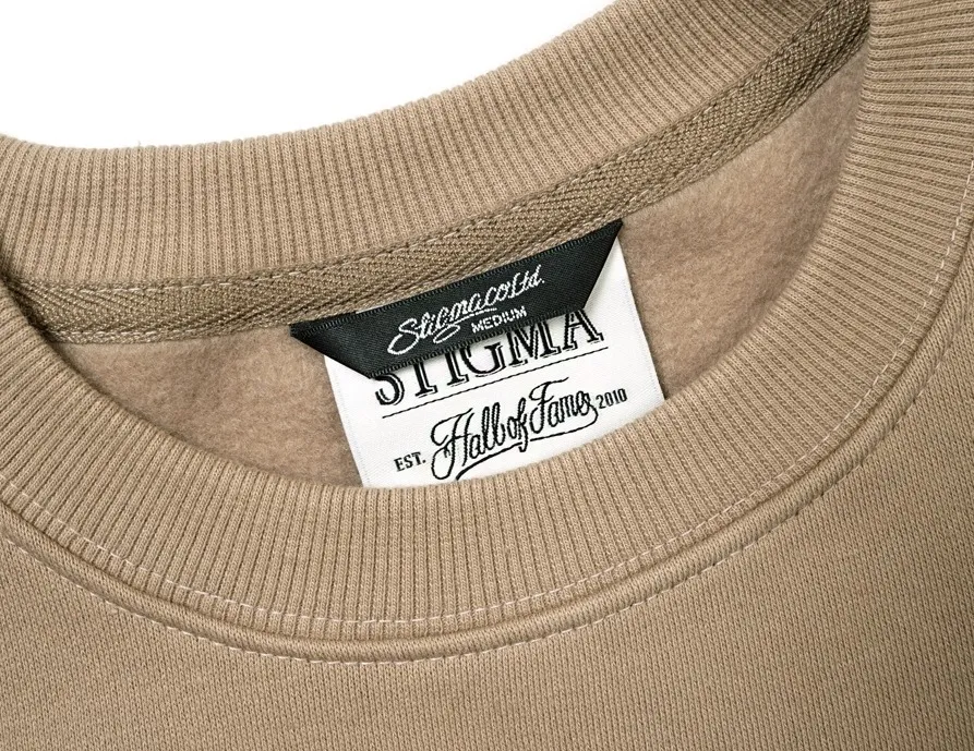 STIGMA  |[ STIGMA ]22 TYPO OVERSIZED HEAVY SWEAT CREWNECK