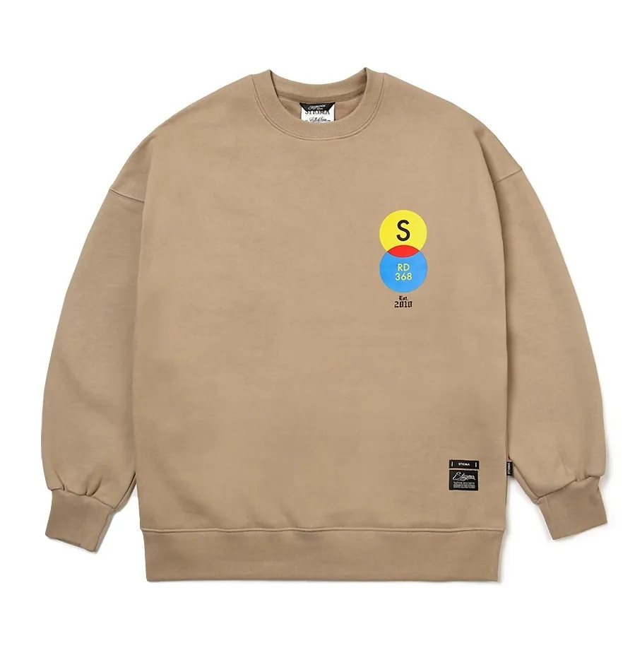 STIGMA  |[ STIGMA ]22 TYPO OVERSIZED HEAVY SWEAT CREWNECK