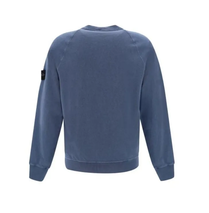 STONE ISLAND  |Street Style Logo Sweatshirts