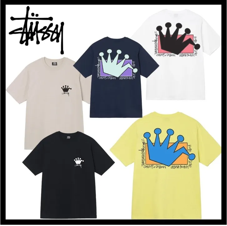 STUSSY  |Street Style Logo Skater Style T-Shirts