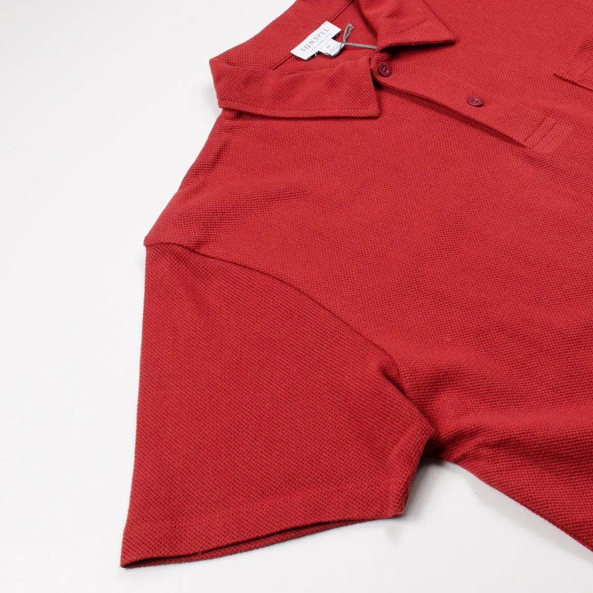 Sunspel - Short Sleeve Riviera Polo - Madder