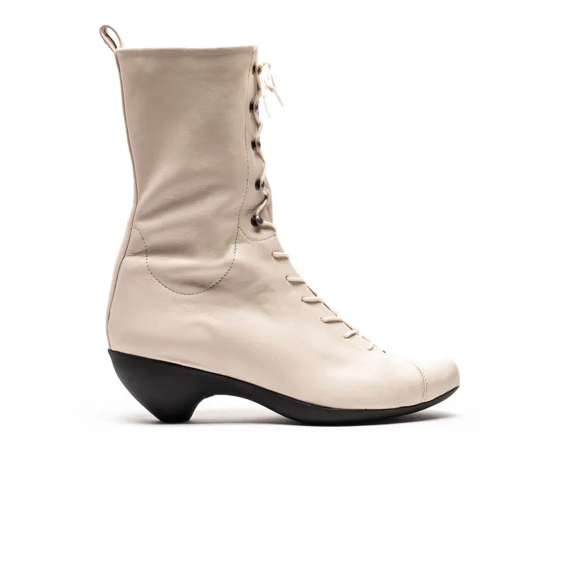 TANYA Off-White | Leather Boot