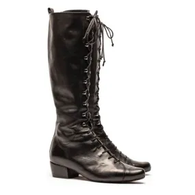 TANYA Tall Smoke | Leather Boot