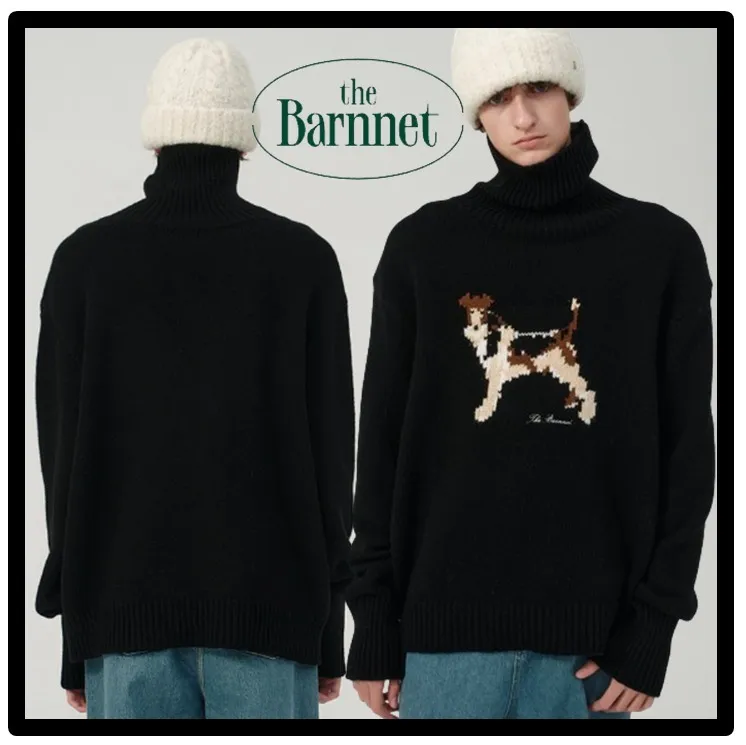 The Barnnet  |Casual Style Street Style Logo V-neck & Crew neck