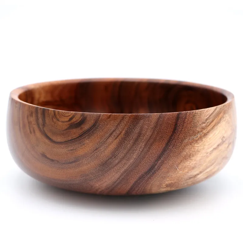 Traditional Hawaiian Koa Calabash Wood Bowl #724 - Medium