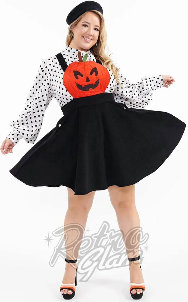 Unique Vintage Jack-O-Lantern Pinafore - Pre-Order