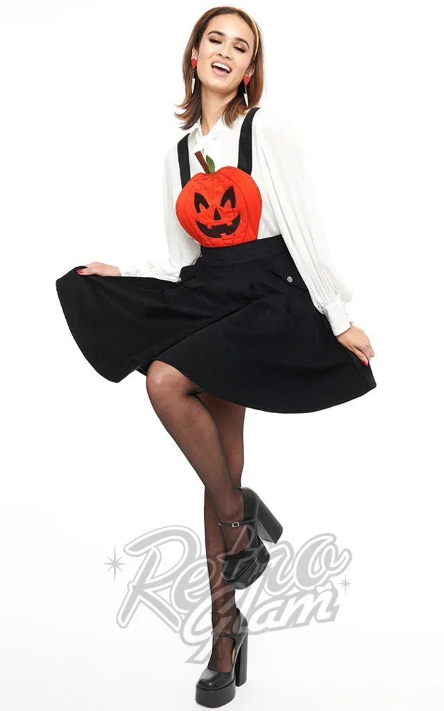 Unique Vintage Jack-O-Lantern Pinafore - Pre-Order