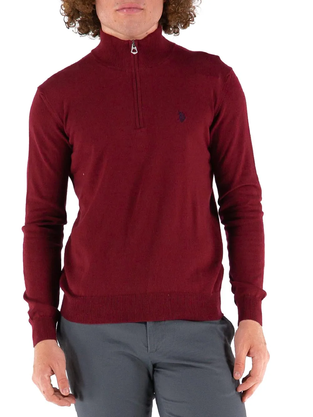 U.S. Polo Assn. Maglia Uomo Bordeaux