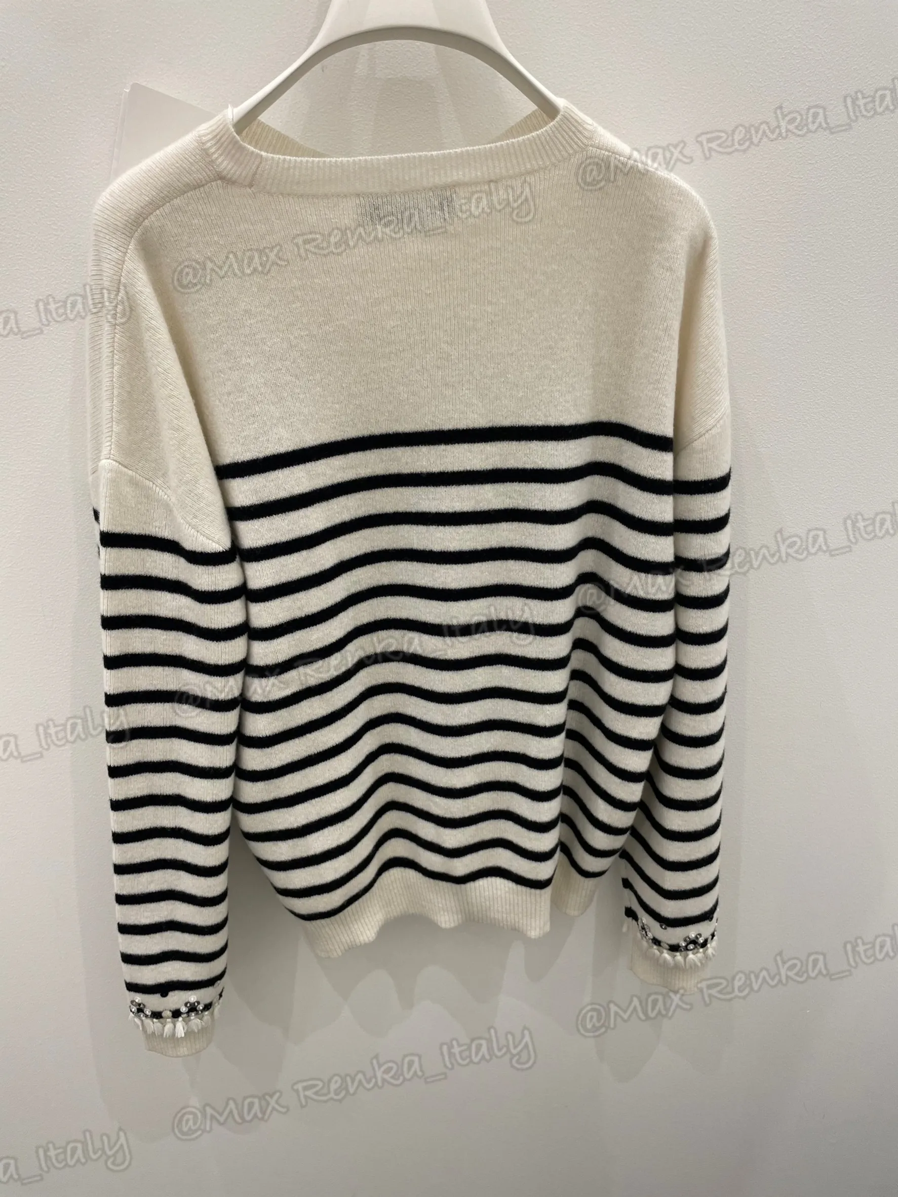 VALENTINO  |Casual Style Wool Long Sleeves Elegant Style Logo Outlet