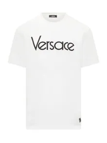 VERSACE  |Street Style Logo Luxury T-Shirts