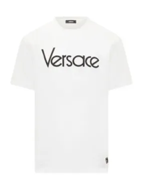 VERSACE  |Street Style Logo Luxury T-Shirts