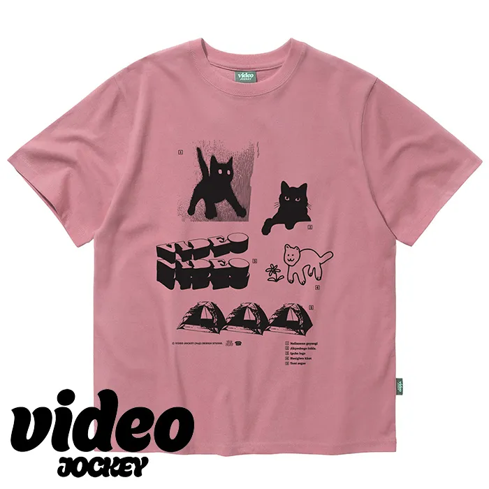 VIDEO JOCKEY  |Unisex Street Style Cotton T-Shirts