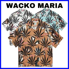 WACKO MARIA  |Street Style Short Sleeves Oversized Shirts