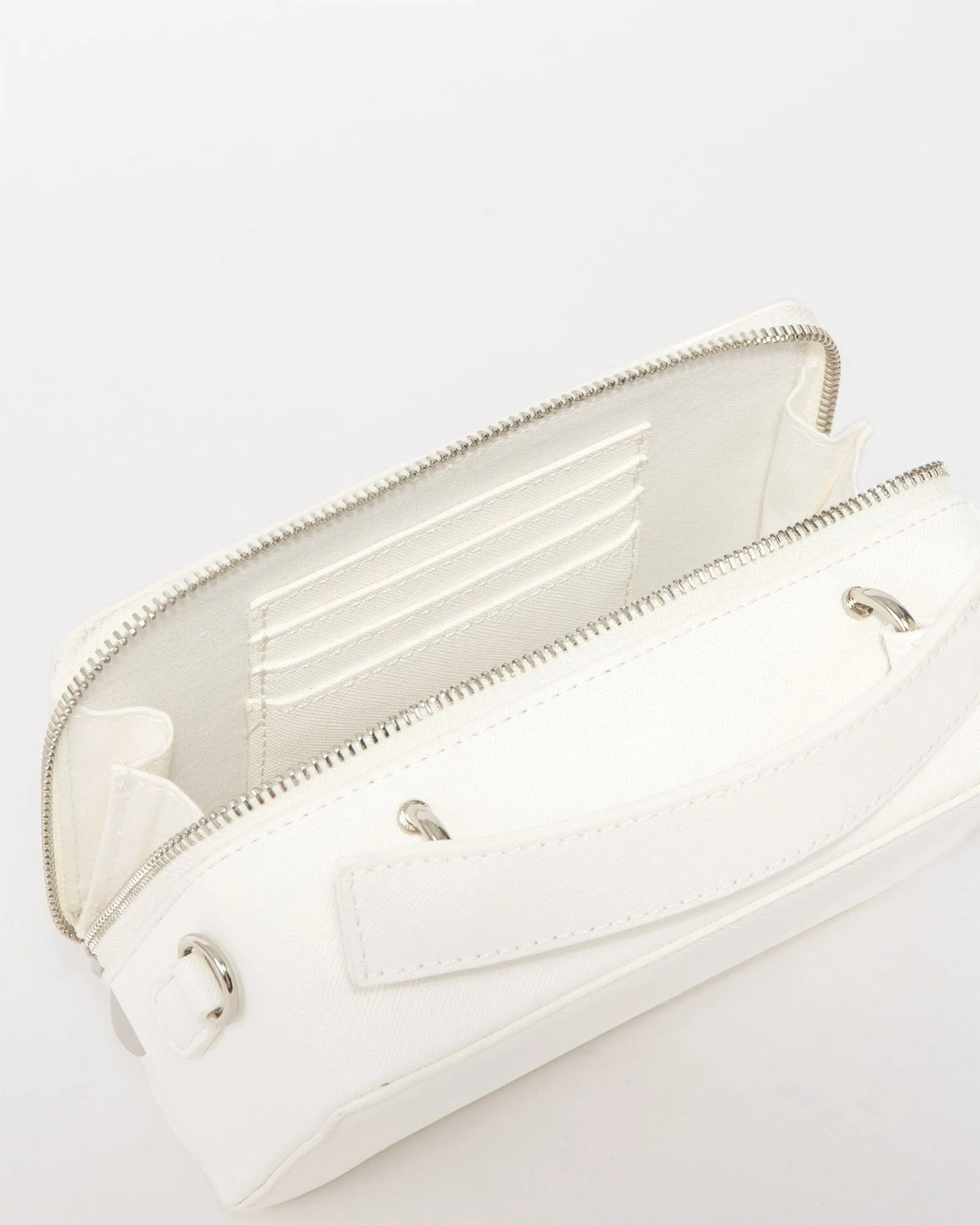 White Kiara Crossbody Bag