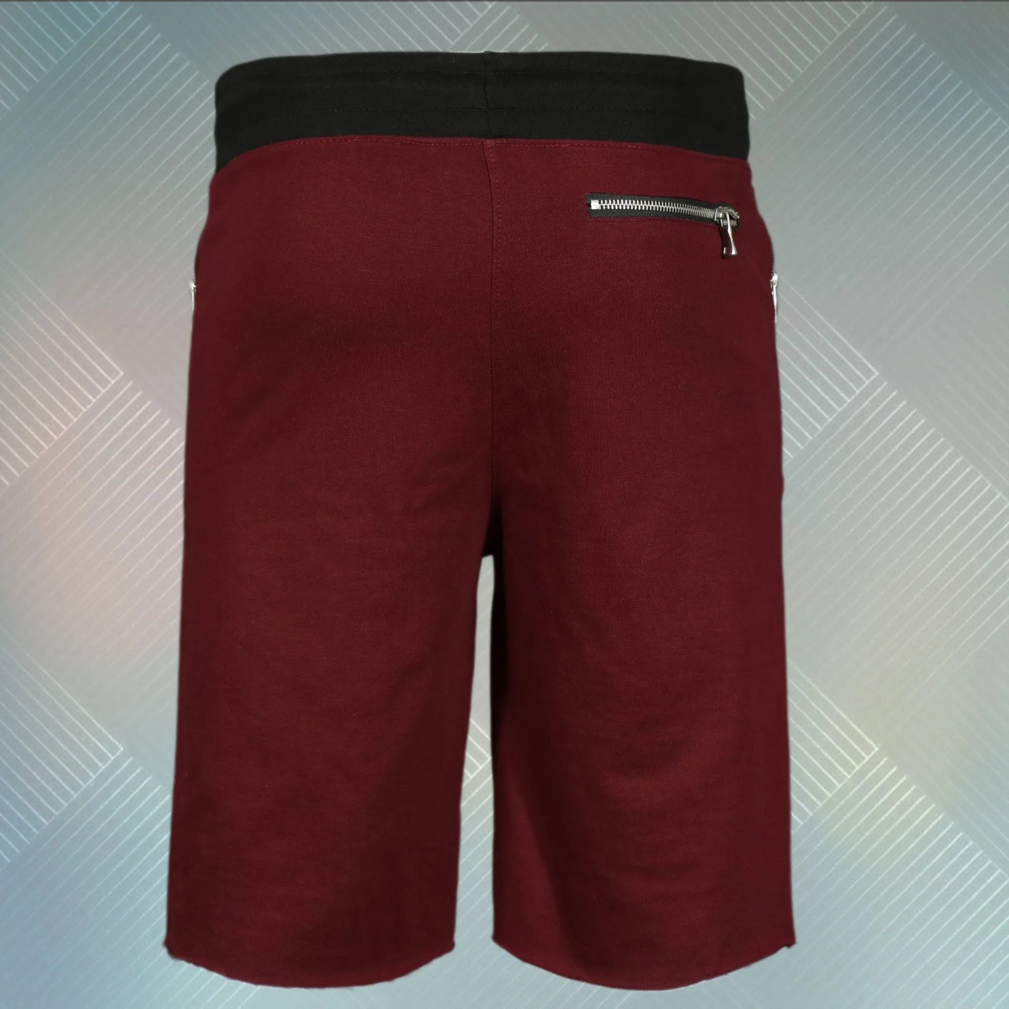 Wine Maroon Tracksuit Inspired Jogger Sweat Shorts