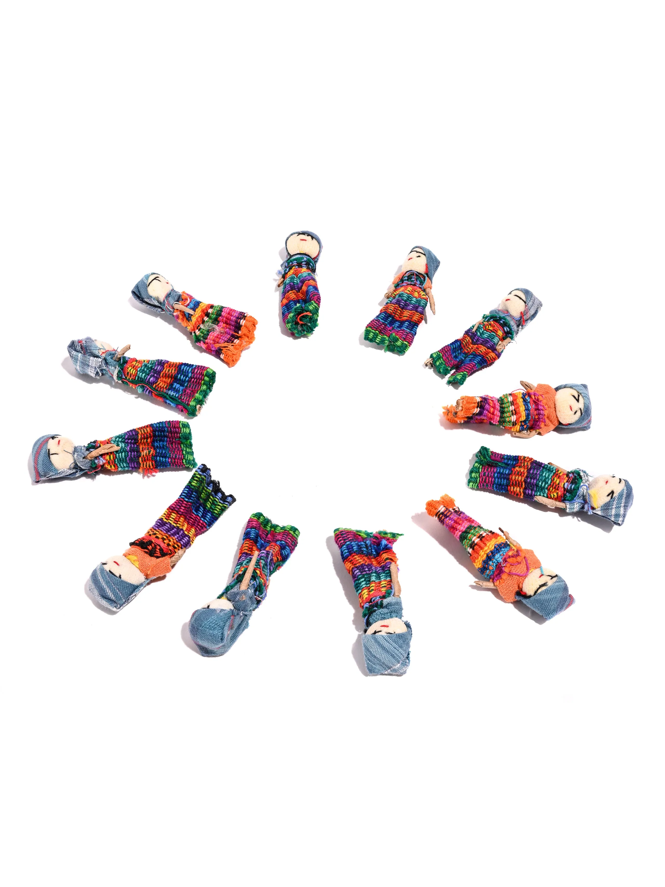 Worry Dolls - 2 inch- Set of 12