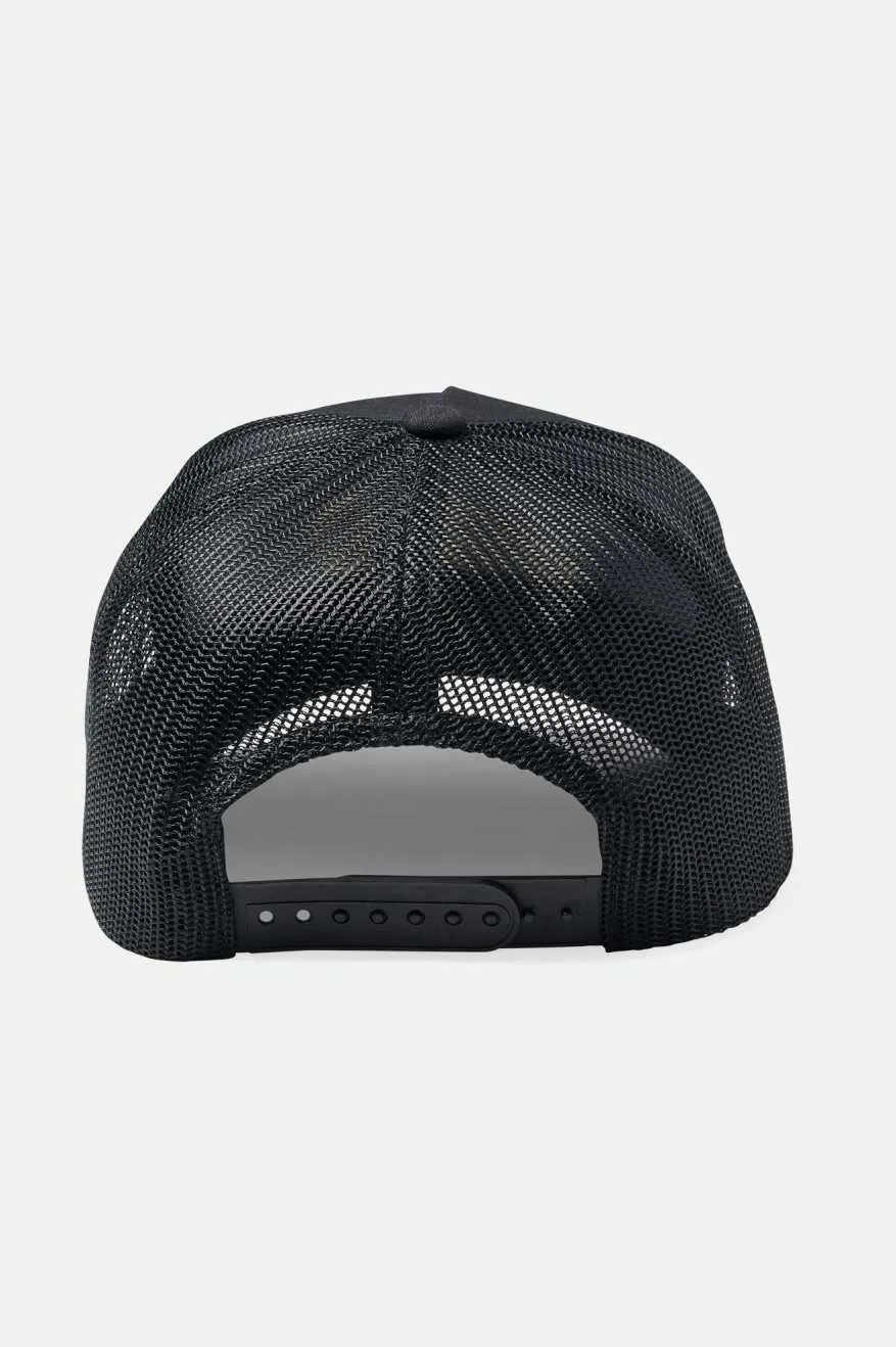 Wrench Netplus Trucker Hat - Black/Black