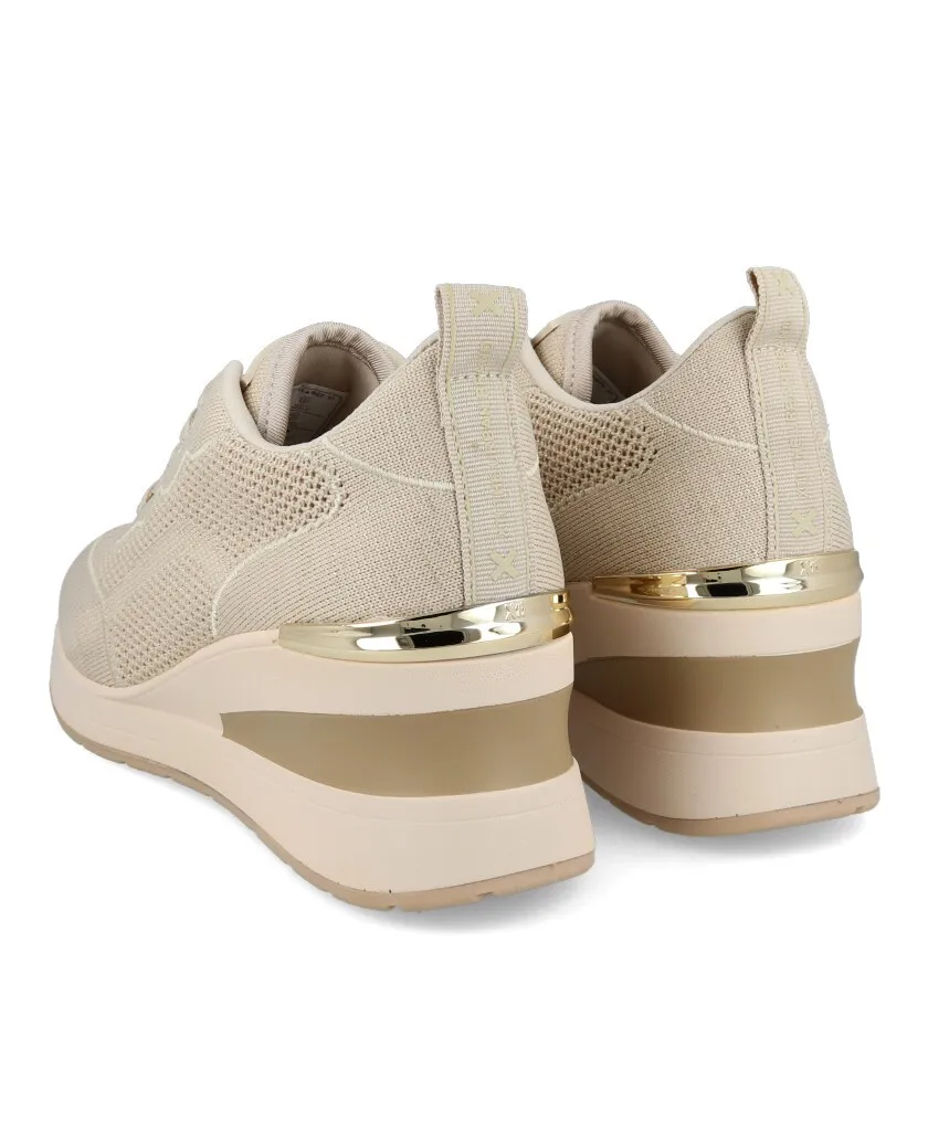 Xti 143069 casual wedge style trainer