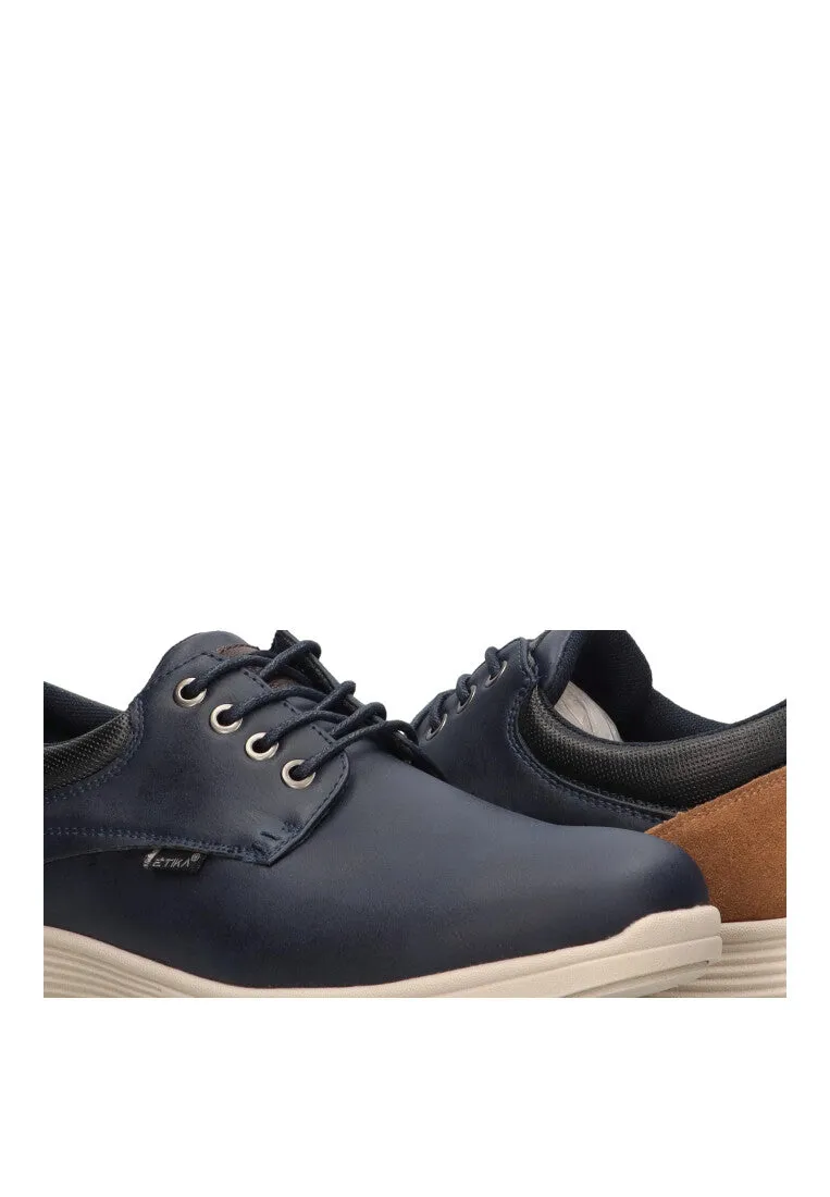 ZAPATO CASUAL JONAVA 01 AZUL HOMBRE PLANO