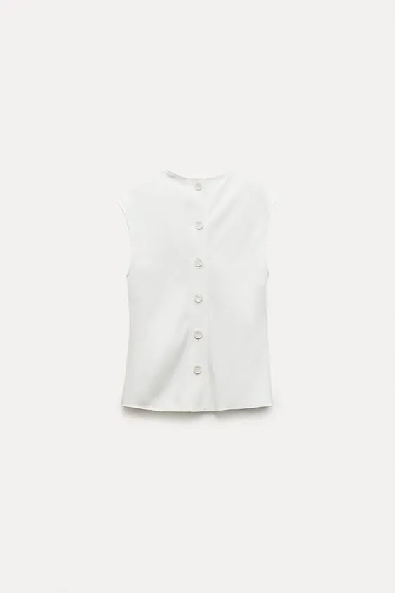 ZARA  |Casual Style Sleeveless Party Style Elegant Style